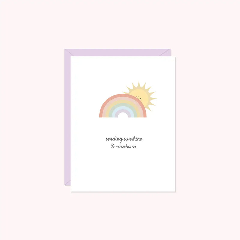 Halifax Paper Hearts Greeting Cards - Sending Sunshine & Rainbows