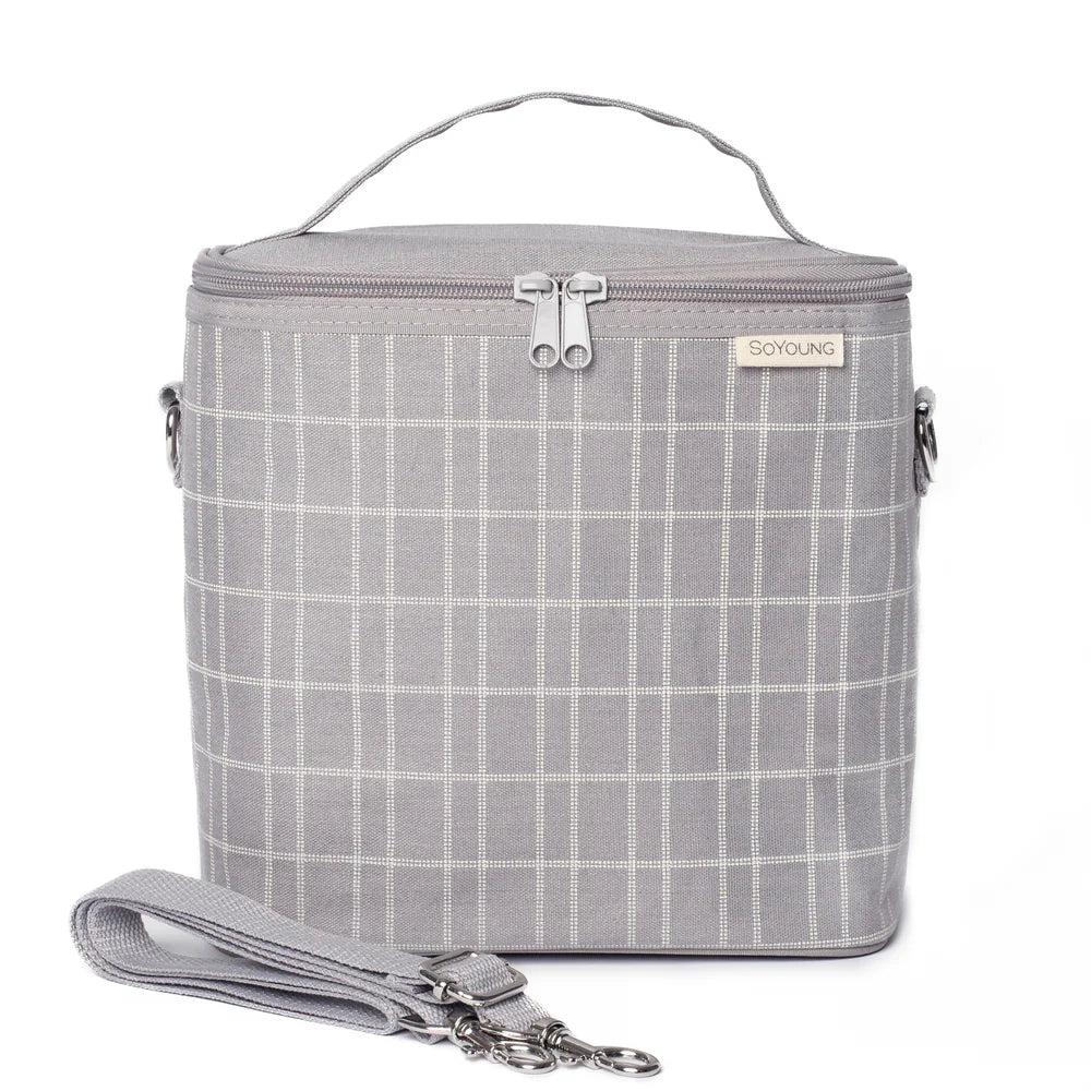 SoYoung Lunch Poche Light Grey Grid