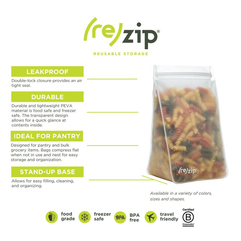 (re)zip - 8 Cup Reusable Food Storage Bag