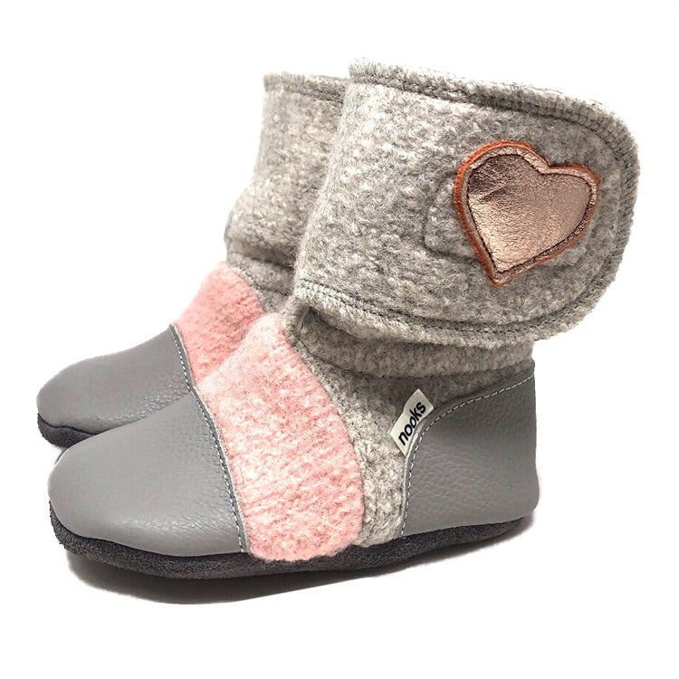 Nooks - Felted Wool Booties - Tiny Dancer