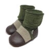 Nooks - Felted Wool Bootie- Coastal Forest