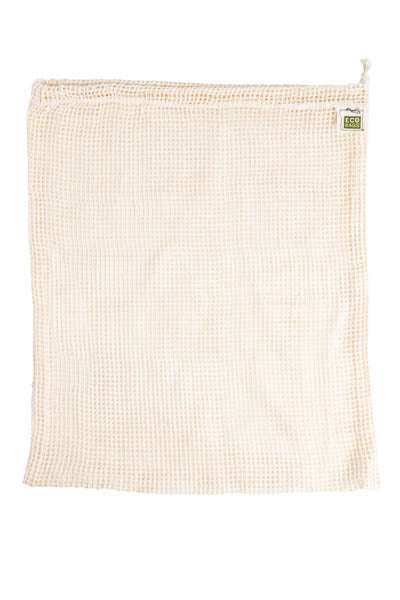 ECOBAGS® - Organic Net Drawstring Bag - Large