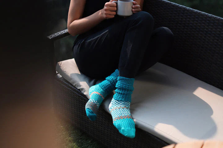 Solmate - Fusion Slouch Socks - Abalone