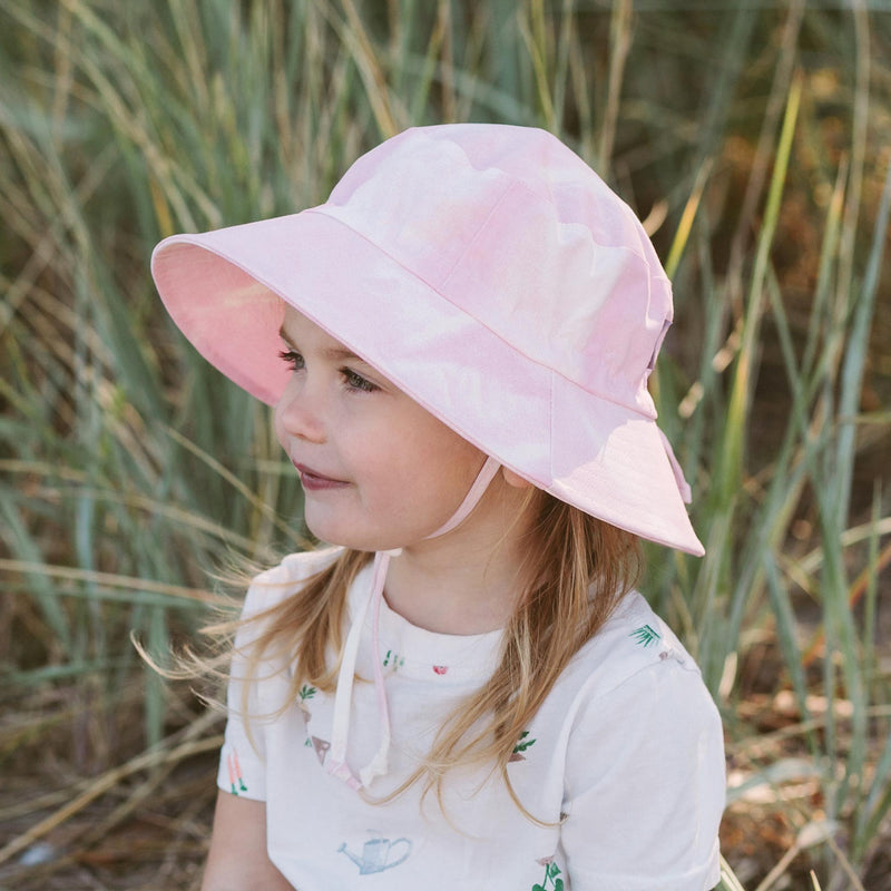 Jan & Jul - Cotton Bucket Hat - Pink Tie-Dye