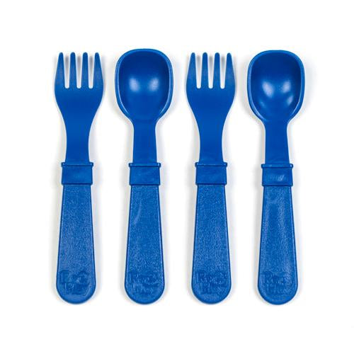Re-Play - Utensil set - Set of 8 - 4 Forks & 4 Spoons