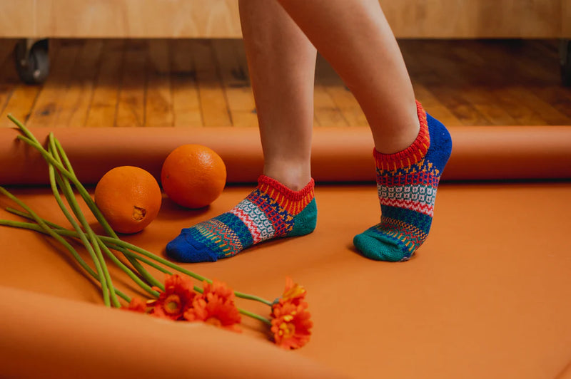 Solmate Adult Ankle Socks - Cayenne