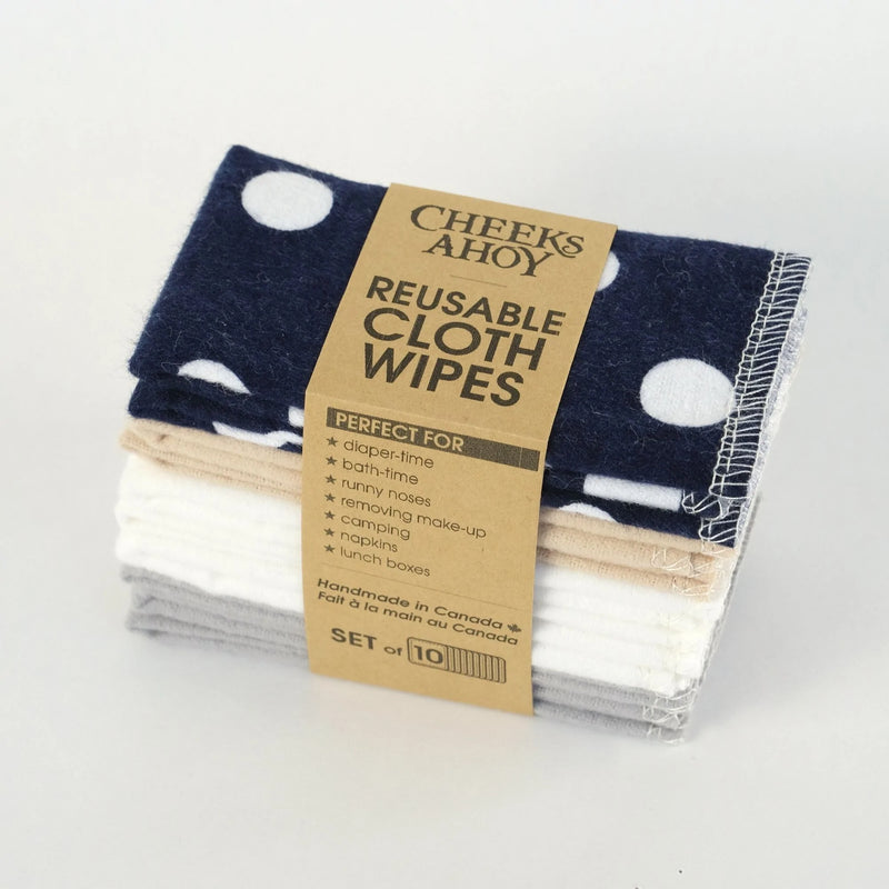 Cheeks Ahoy - Cloth Wipes Reusable