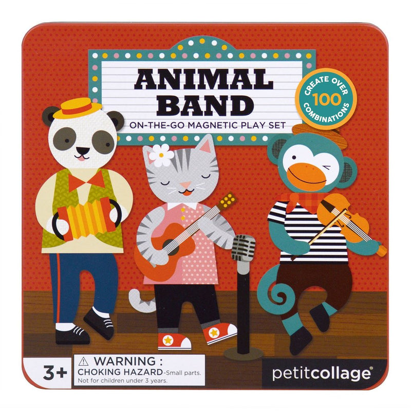 Petit Collage - Magnetic Playset Animal Band