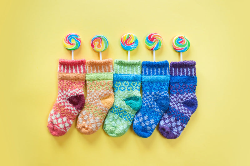 Solmate Socktini"s Baby Socks - Prism