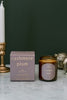 Boho & Glow Cashmere Plum Holiday Candle