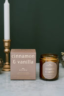 Boho & Glow Cinnamon & Vanilla Holiday Candle