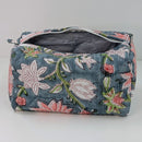 Structured Cotton Cosmetic Case Large