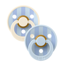 Bibs Pacifier - 2 Pack Studio Collection Baby Blue / Dusty Blue