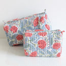 Structured Cotton Cosmetic Case Small