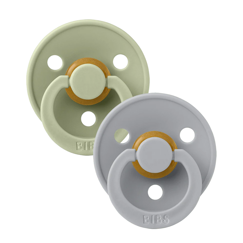 Bibs Pacifiers - 2 Pack - Sage / Cloud