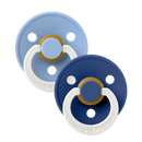 Bibs Pacifier - Glow 2 Pack Sky Blue / Cornflower
