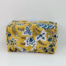 Structured Cotton Cosmetic Case Large