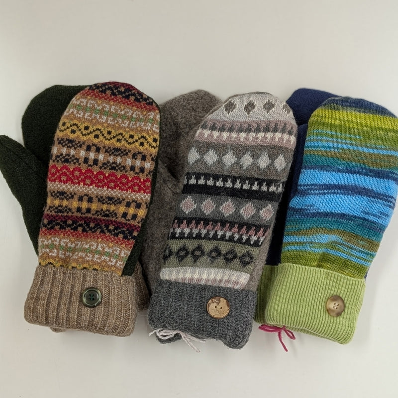 Haystons Creations Repurposed Wool Mitts Adult