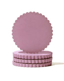 Ebb & Flow - Scalloped Concrete Coaster