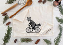 Your Green Kitchen - Tea Towel Biking Fox