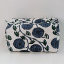 Structured Cotton Cosmetic Case Large