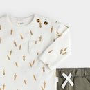 Petit Lem Maize Print Outfit Set - FINAL SALE