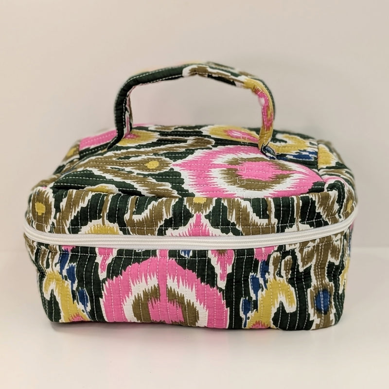 Structured Cotton Vanity Bag