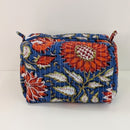 Structured Cotton Cosmetic Case Large