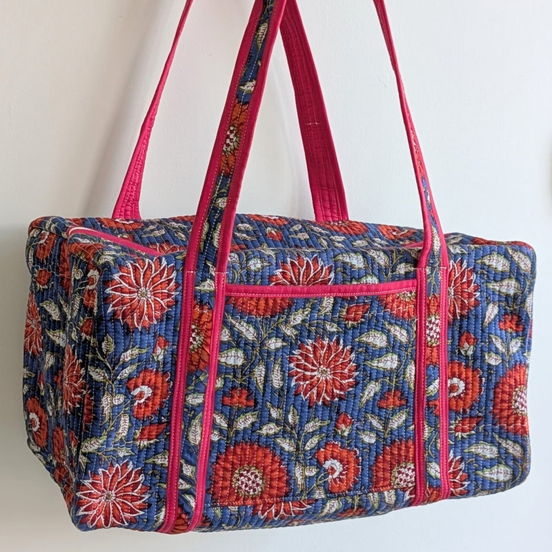 Structured Cotton Duffle Bag