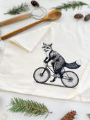 Your Green Kitchen - Tea Towel Biking Fox