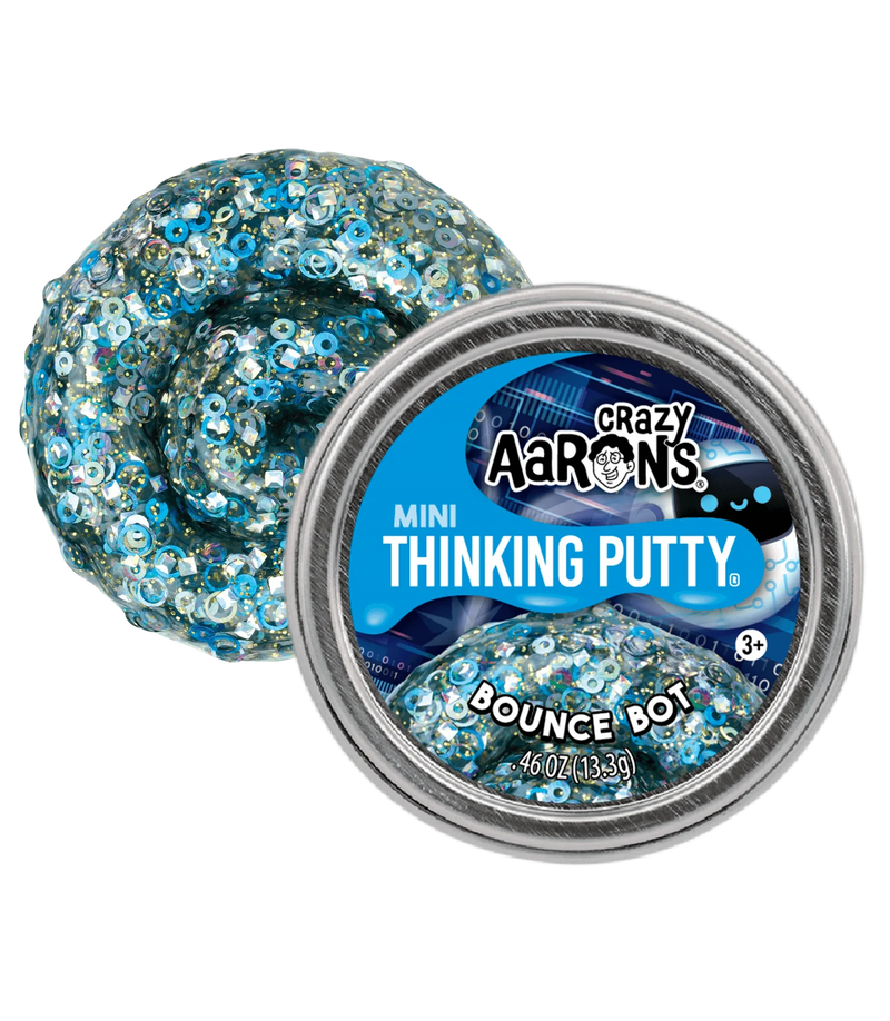 Crazy Aaron Thinking Putty - Bounce Bot - Mini Tin