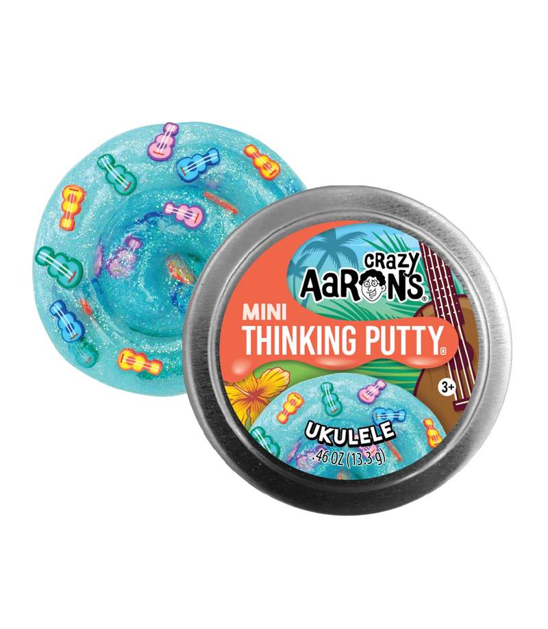 Crazy Aaron Thinking Putty - Mini Ukulele - Mini Tin