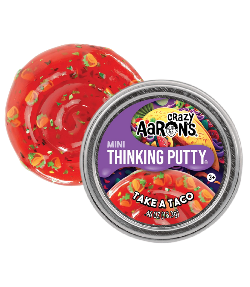 Crazy Aaron Thinking Putty - Take A Taco - Mini Tin