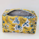 Structured Cotton Cosmetic Case Large