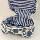 Structured Cotton Vanity Bag