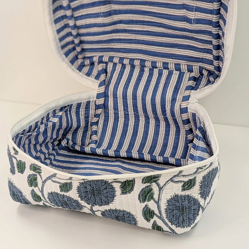 Structured Cotton Vanity Bag