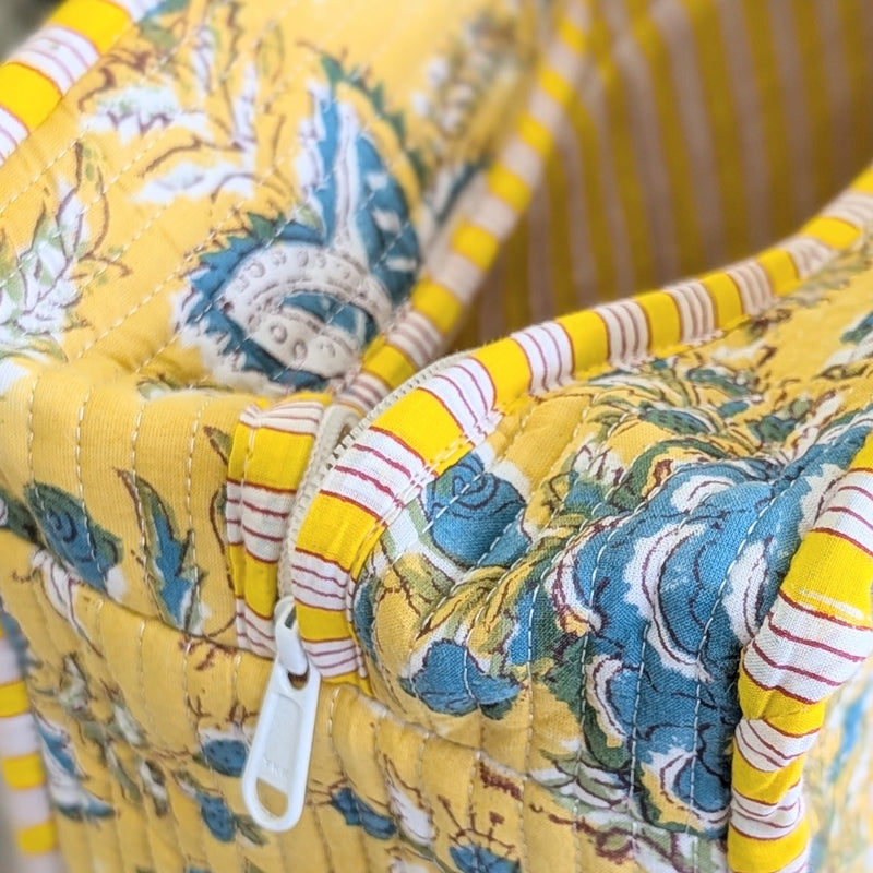 Structured Cotton Duffle Bag