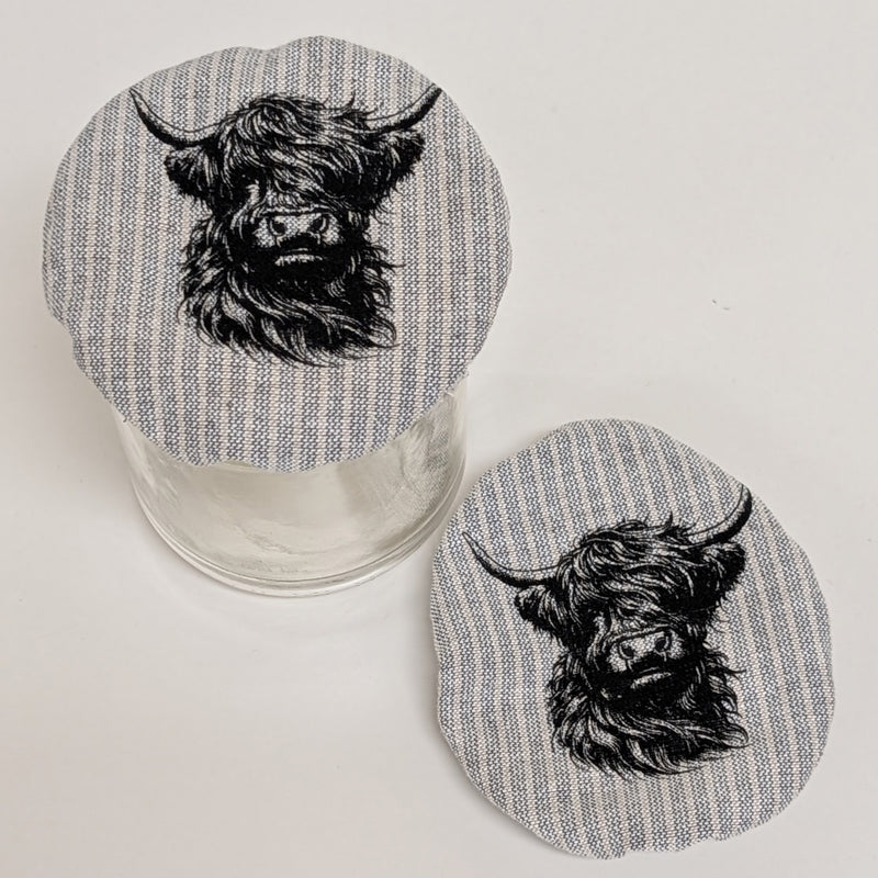 Your Green Kitchen - Mason Jar Covers set of two