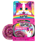 Crazy Aaron Thinking Putty - 4" Tin Curious Kitten