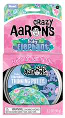 Crazy Aaron Thinking Putty - 4" Tin - Baby Elephant
