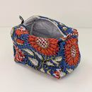 Structured Cotton Cosmetic Case Large