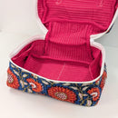 Structured Cotton Vanity Bag