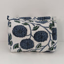 Structured Cotton Cosmetic Case Small