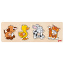 Goki - Lift Out Puzzle Dog, Duck