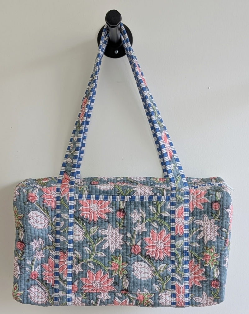 Structured Cotton Duffle Bag