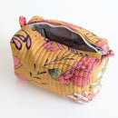 Structured Cotton Cosmetic Case Small