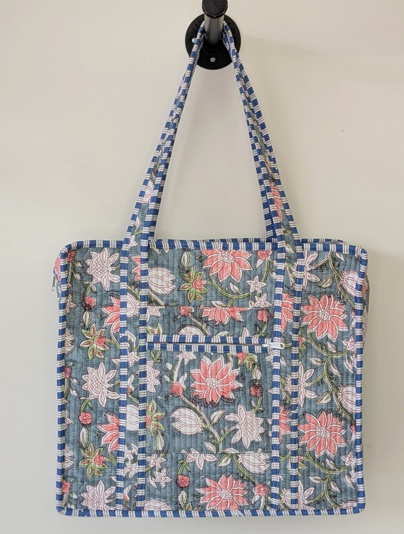 Structured Cotton Tote Bag