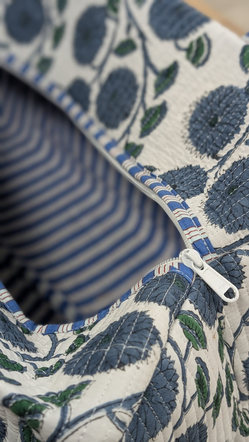 Structured Cotton Duffle Bag