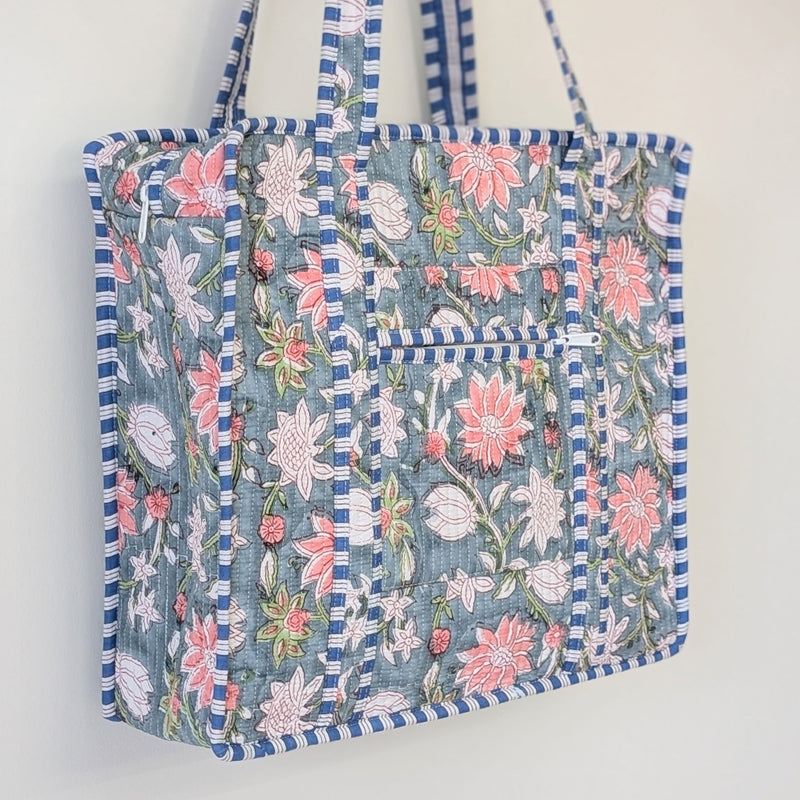 Structured Cotton Tote Bag