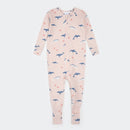 Petit Lem Convertible Sleeper Dolphins on Light Pink